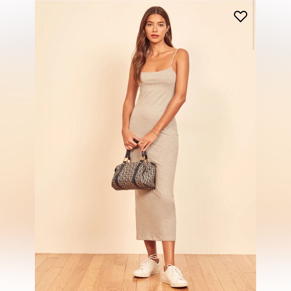 Reformation cotton grey dress